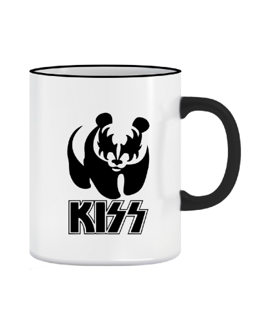 Puodelis  Kiss panda